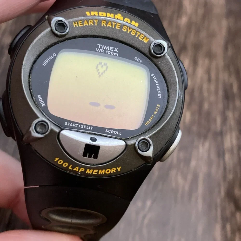 Timex Ironman With Modded Screen And Heart Rate Monitor